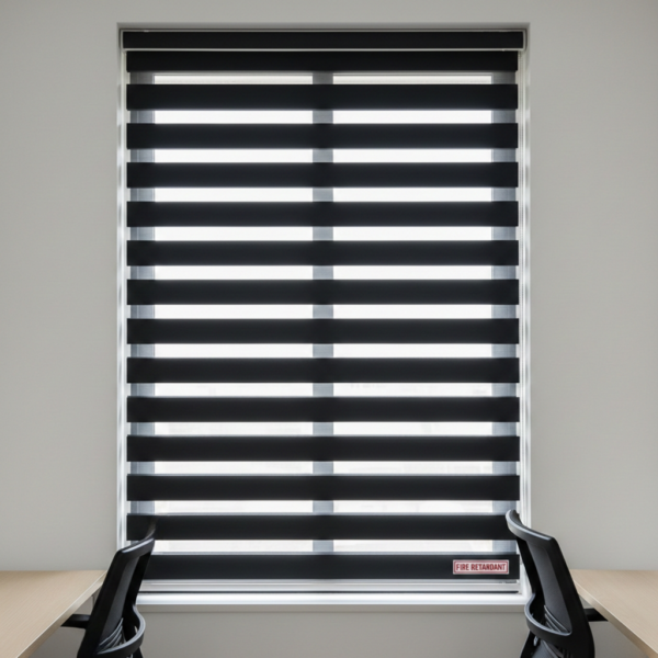 זברה מעקב בערה שחור