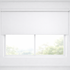 וילון גלילה הצללה בהזמנה אישית - לבן